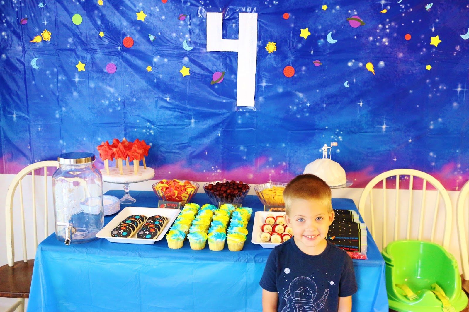 An Astronaut Themed Birthday Party
