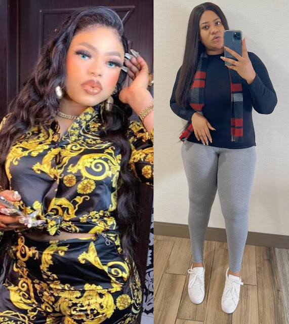 Bobrisky and Nkechi Blessing reconcile after fighting dirty on social media (Watch Video)
