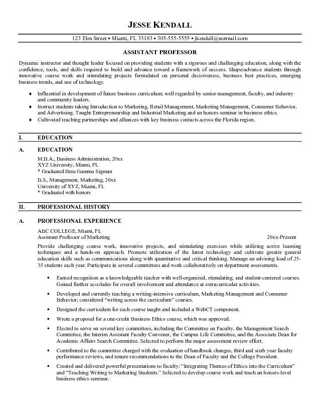 college-instructor-resume-sample-resume-letter