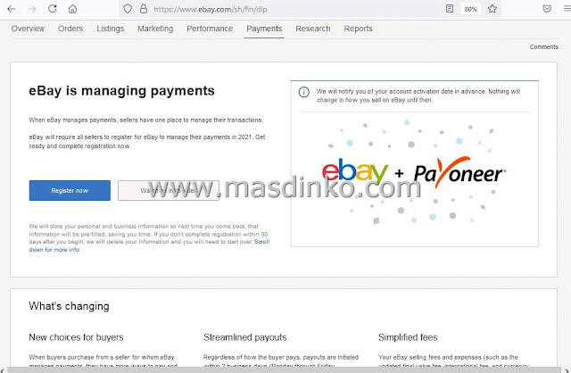 Cara Daftar Ebay Managed Payment dengan Payoneer 100% Berhasil