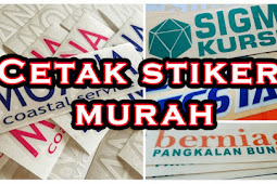 Tempat Cetak Stiker Murah di Jakarta