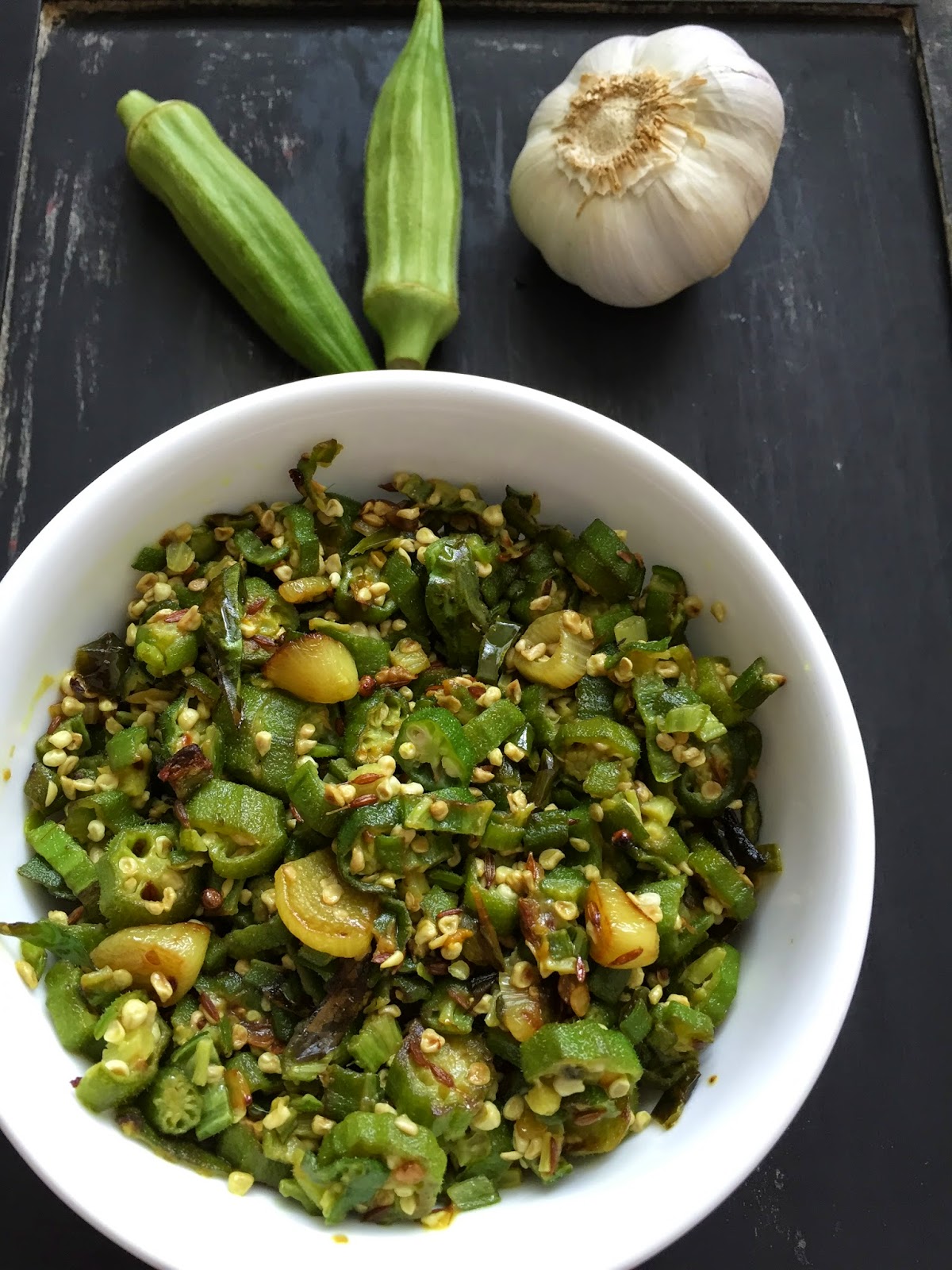 Okra Stir Fry ( Bendakaya Fry) For a Healthy Lifestyle Veggibites