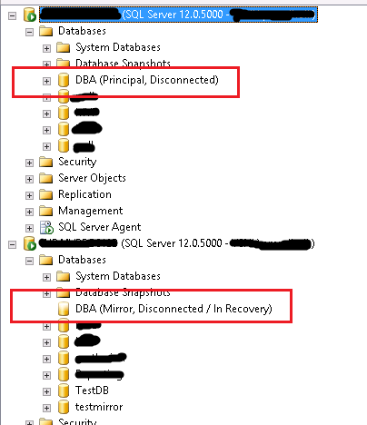 DBA CENTRALS: Mirrored databases are disconnected after you restart the ...