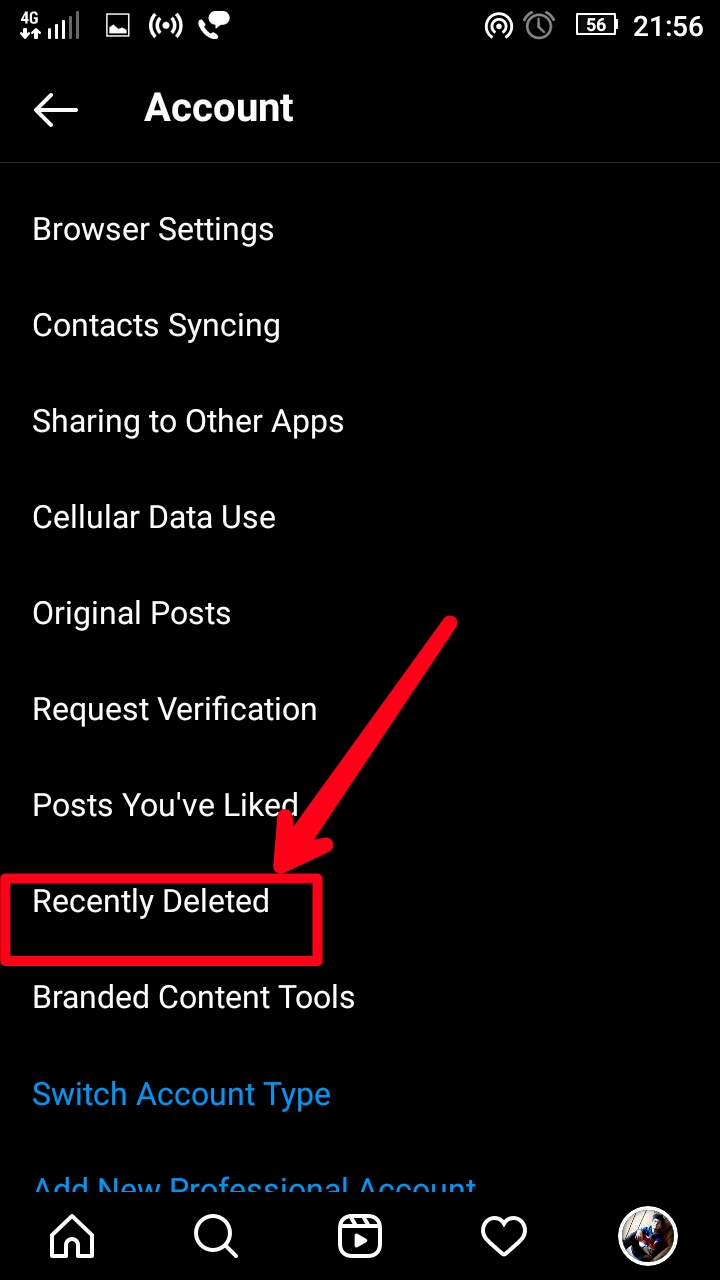How to restore deleted instagram posts