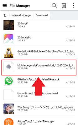 Apk Cheat Game Mobile Legend No Root