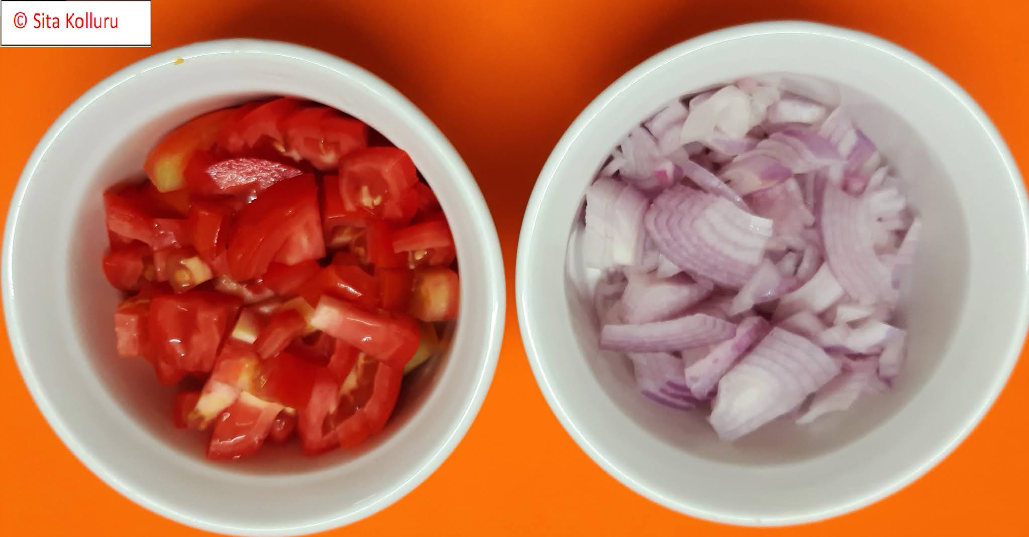 Sita's Ruchulu Methi corn tomato subzi