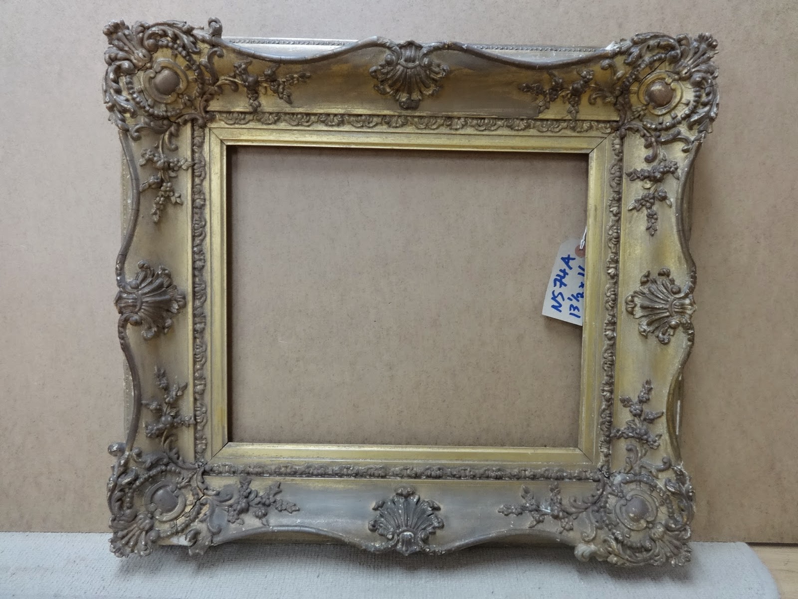 Antique Frame Sale: Victorian Swept Louis XV Rococo Revival Frame A.