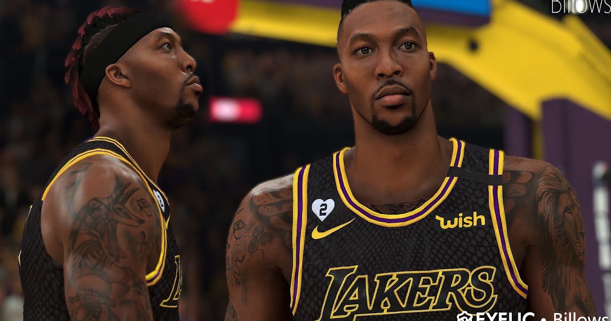 NBA 2K21 Dwight Howard Cyberface by Billows Shuajota