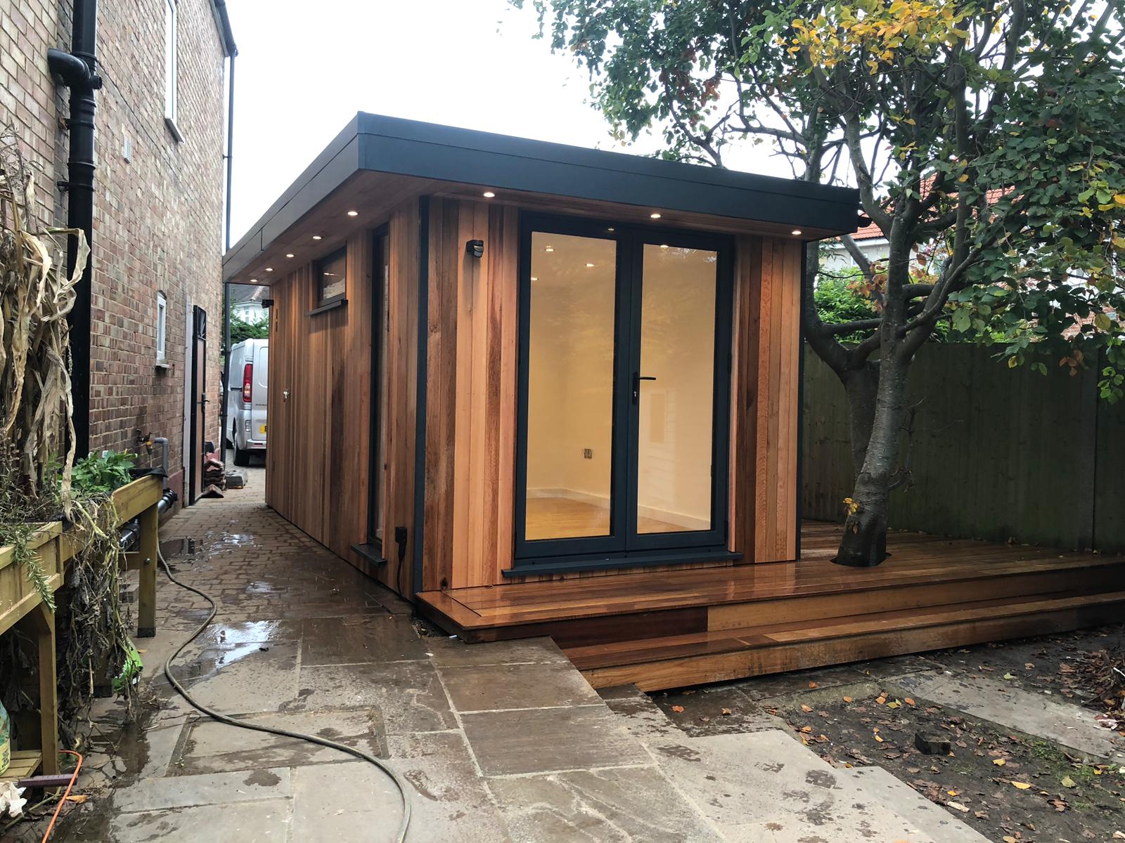 Shedworking: Garden office garage replacement