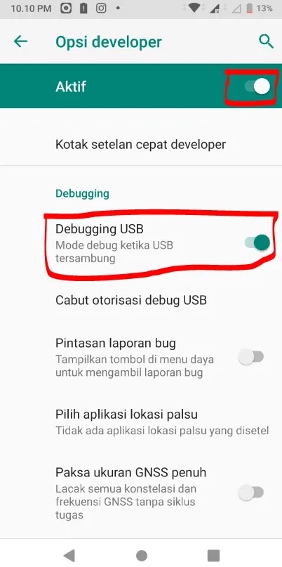 Cara Aktifkan Usb Debugging Di Smartphone Android Dadroidrd