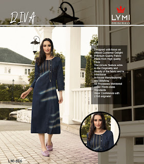 Lymi Diva Denim Party wear kurtis wholesaler