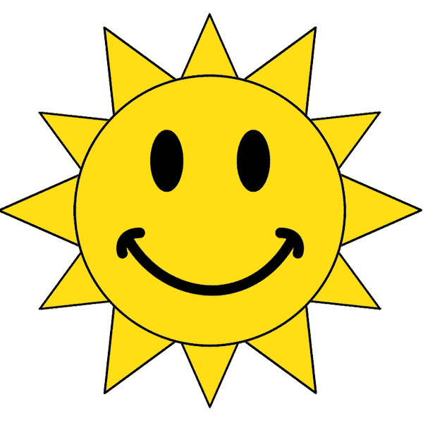 clipart sun smile - photo #32