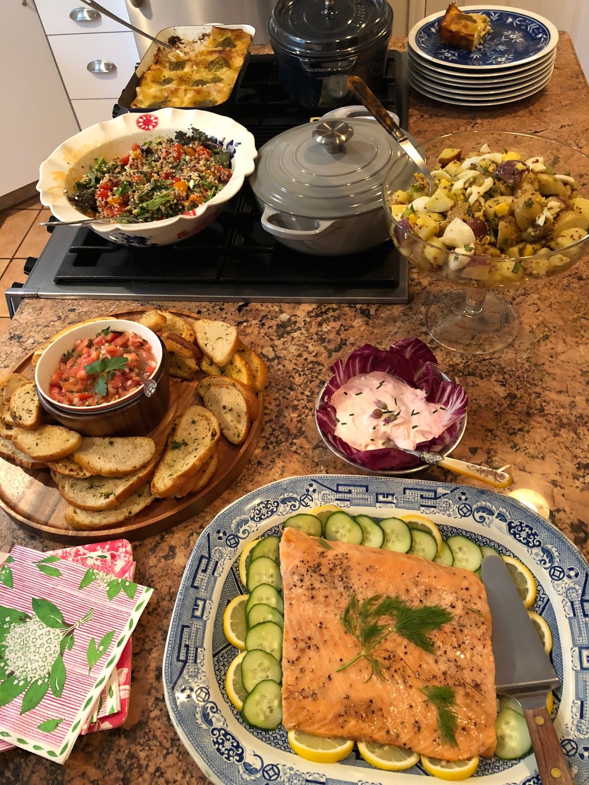 Party Cold Baked Salmon