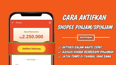 Cara Mengaktifkan Shopee Pinjam (SPinjam) di Aplikasi Shopee Cara Mengaktifkan Shopee Pinjam (SPinjam) di Aplikasi Shopee