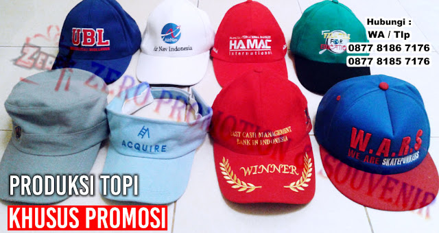 Produksi topi khusus promosi 