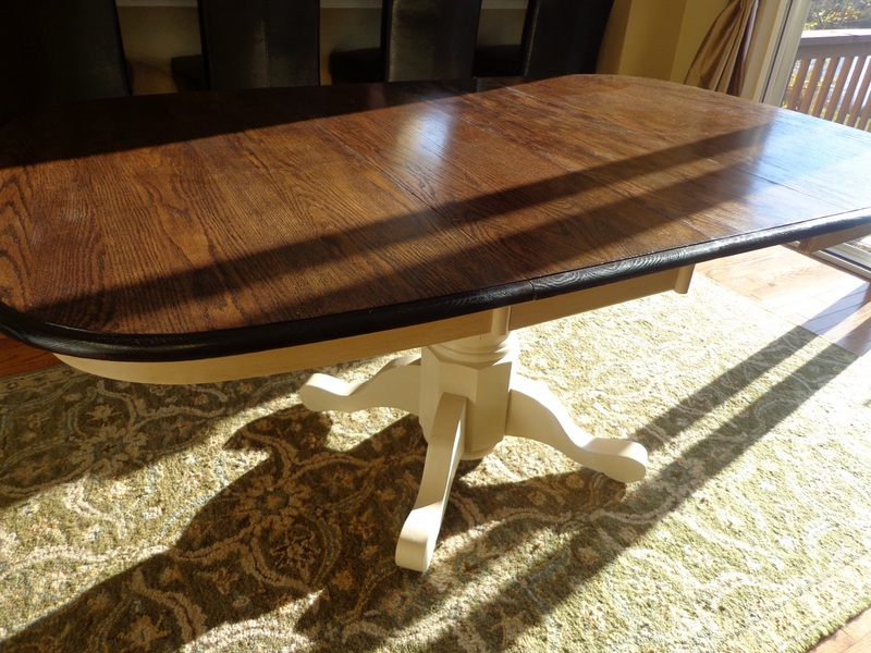 All Things that Make a House a Home...... Refinishing an oak tablepart II