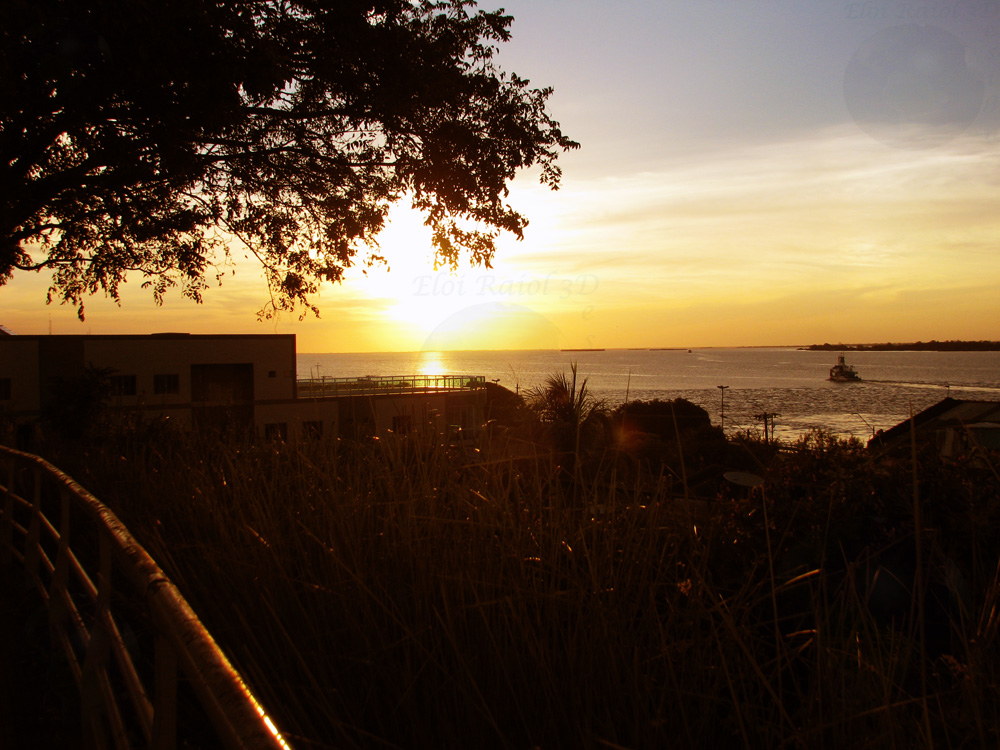 Por do Sol no oeste do Pará