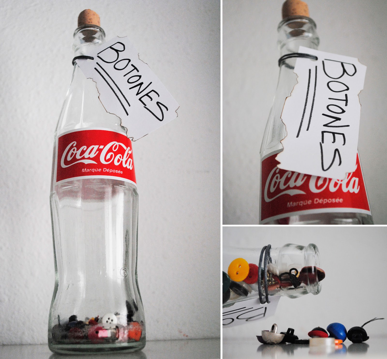 Plantilla Fashion South: Aprovecha los botellines de cristal