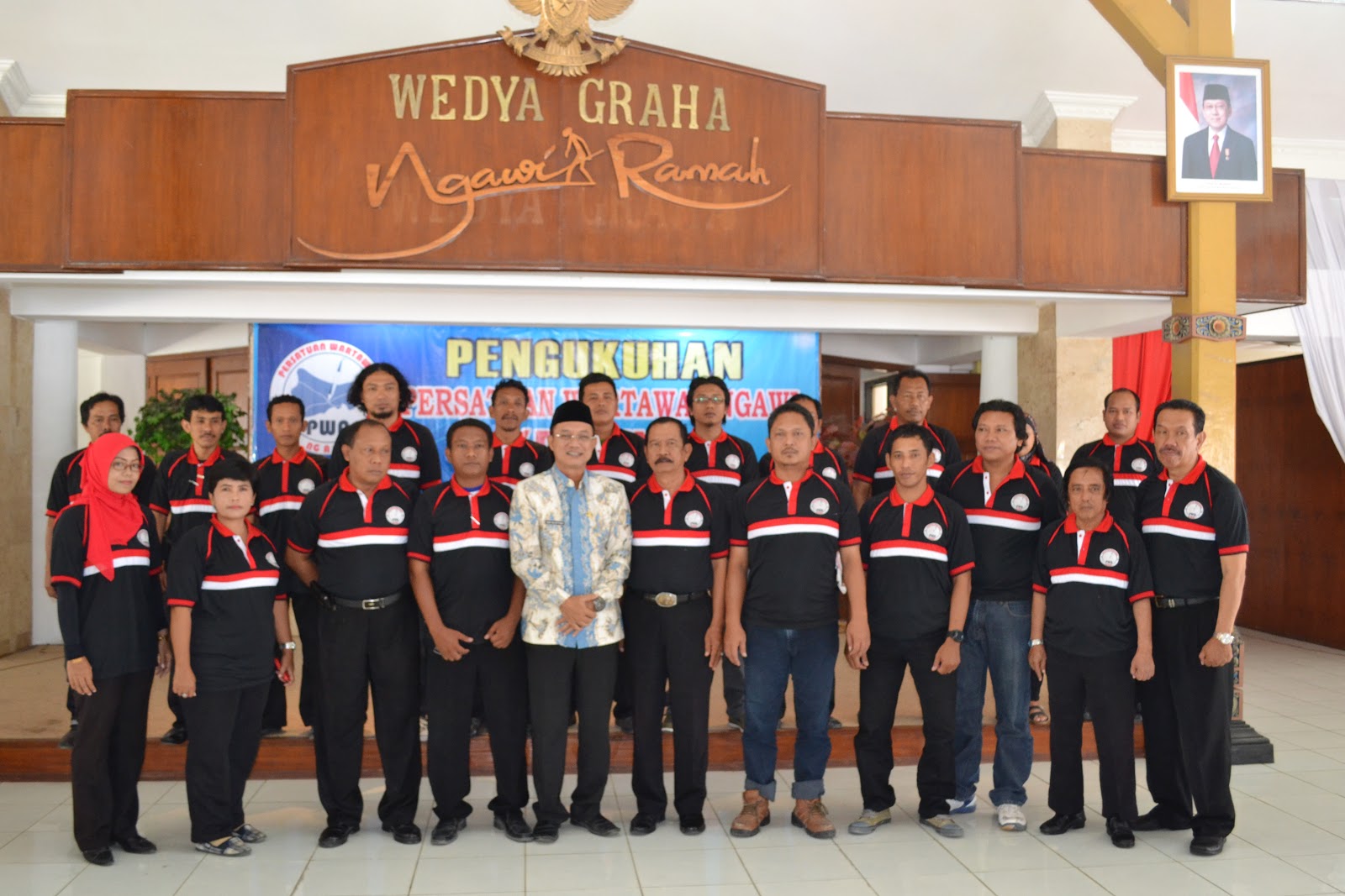 DIHADAPAN PWN BUPATI NGAWI RAGUKAN KREDEBILITAS WARTAWAN