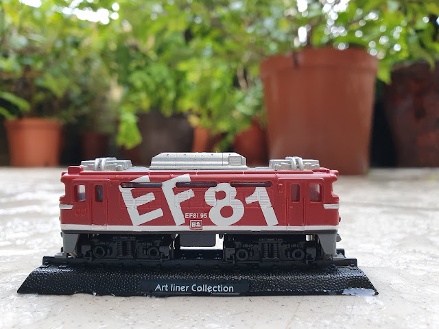 日本 Yodel 模型 1/150 Yodel Art Liner Collection 系列鐵道模型，紅色，日立 EF81 95
