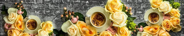  Скинали кофе и желтые розы