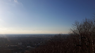 Montréal, horizon, ciel bleu