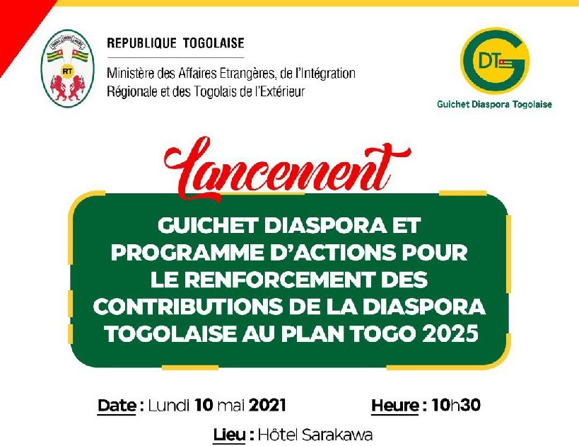 Plan Togo 2025 : Le Togo lance un guichet unique pour sa diaspora