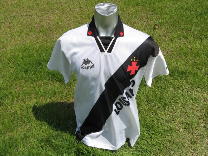 Maillot Vintage Kappa Vasco Da Gama – Lousano, Noir, Taille L, Homme, Occasion Rare