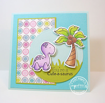 You're a Cute-a-Saurus card-designed by Lori Tecler/Inking Aloud-stamps from SugarPea Designs