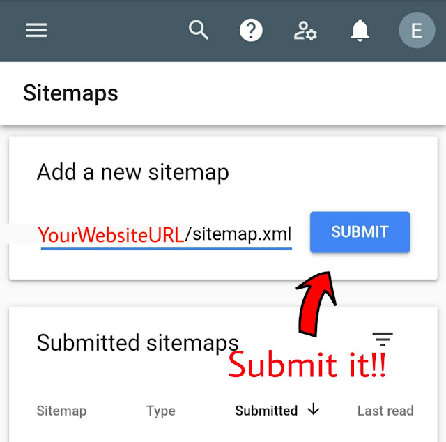How to Submit blogger website in Google search console