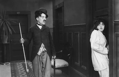 Charlie Chaplin and Mabel Normand