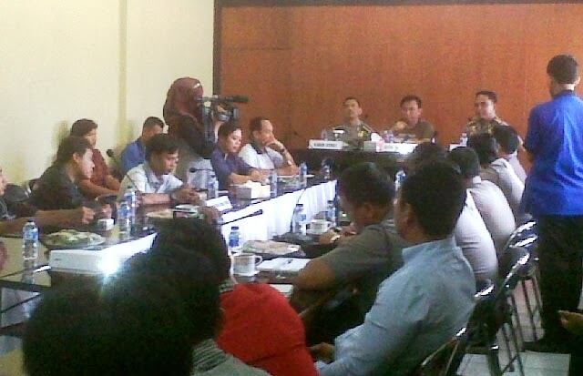 Rombongan Wartawan Mabes Polri Sambangi Polres Tabanan