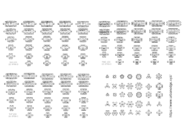 Conference room & tables free cad blocks download - 120+ free cad blocks