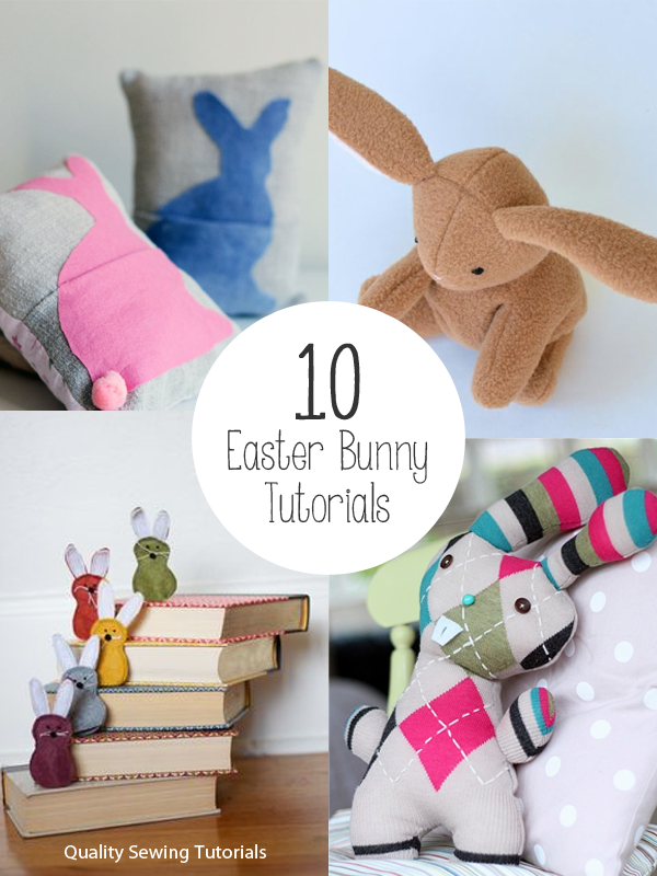 10 Stuffed Easter Bunny Tutorials 10 Easter Softie Bunny Tutorials