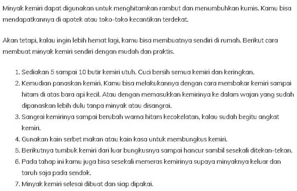 15 Contoh Teks Prosedur Singkat Dan Lengkap Sesuai Struktur Kosngosan