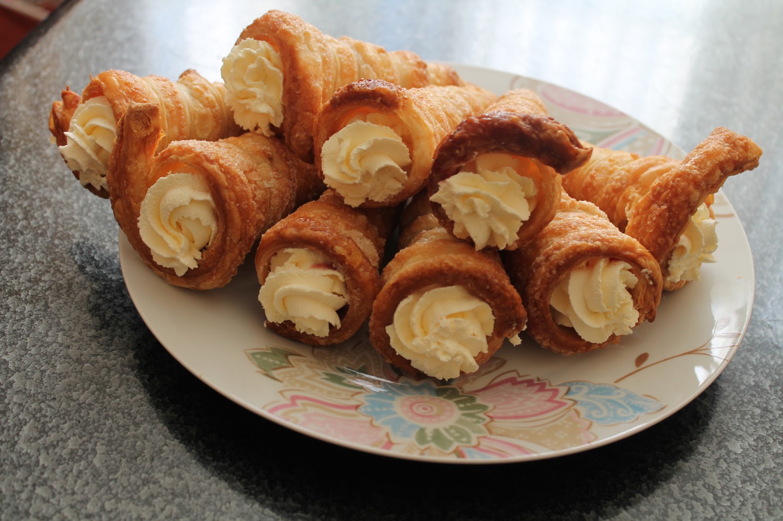 Aurea Femella Bakes Cream Horns With Creme Chantilly