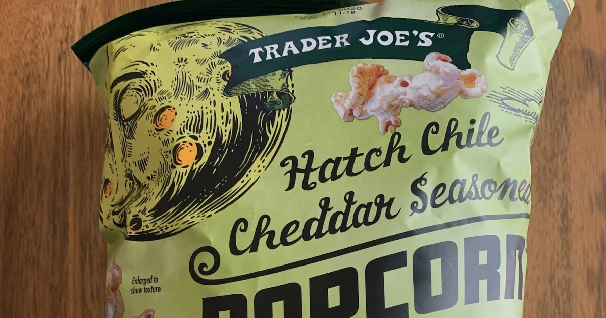 Trader Joe's Hatch Chile Cheddar Seasoned Popcorn