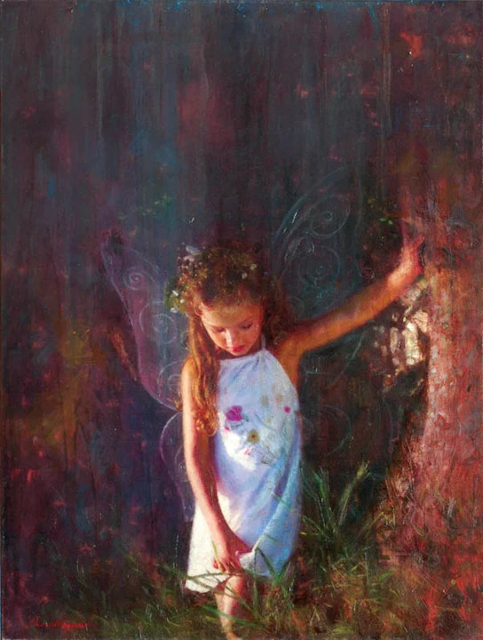 Children in art | Odysseas Oikonomou 1967 | Albanian-Born Greek Portrait painter 