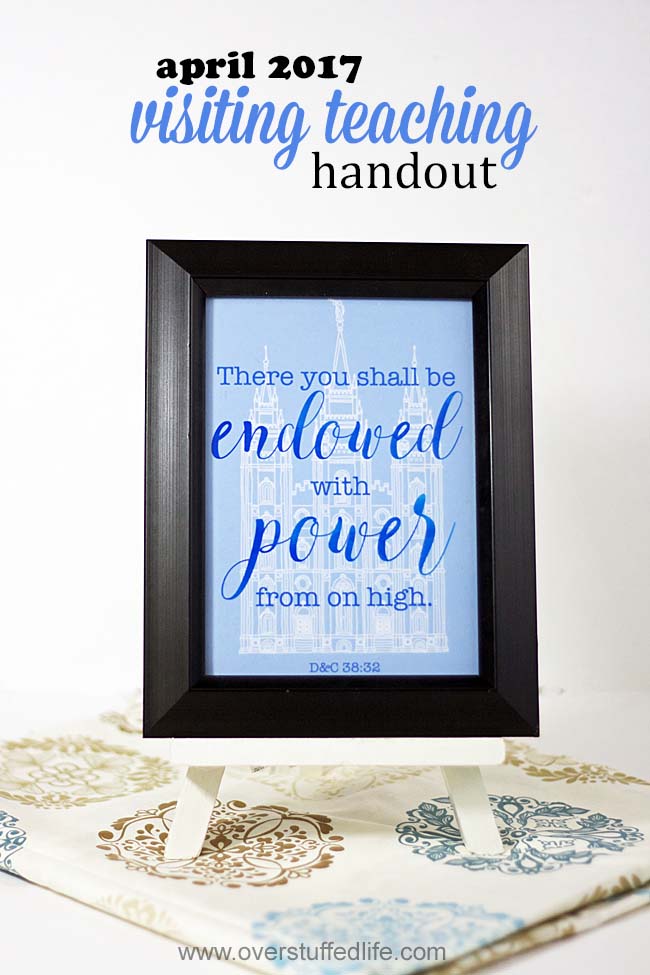 April 2017 Viewing Instruction Handout - Overstuffed photograph about Oath and Covenant of the Priesthood Printable named April 2017 Viewing Training Handout - Overstuffed