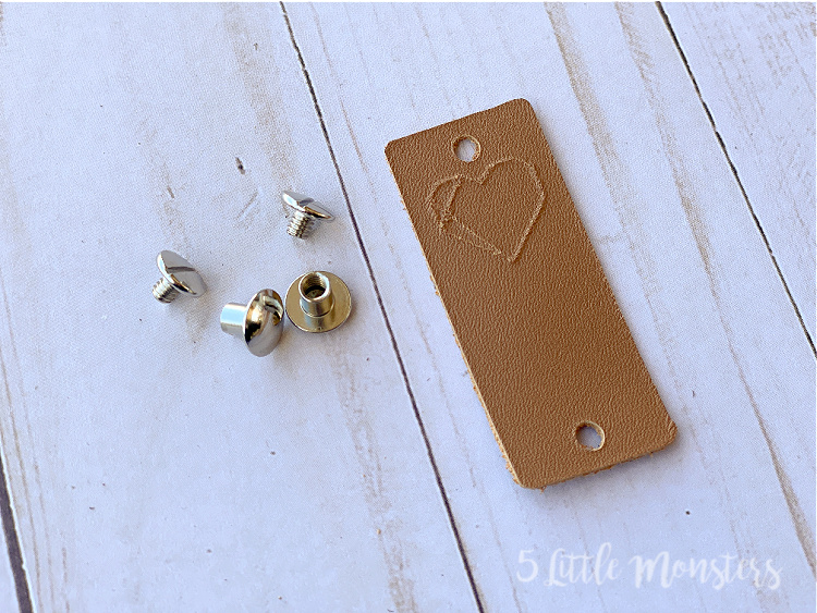 5 Little Monsters: Leather Tags for Crochet Projects