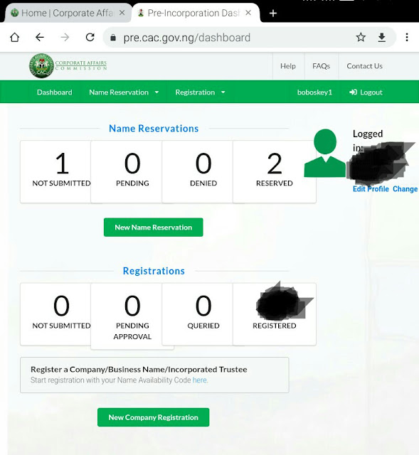 alt = "screenshot of CAC online registration portal"