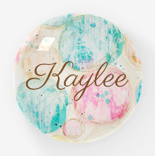 Personalized artsy paperweights from melrose originals