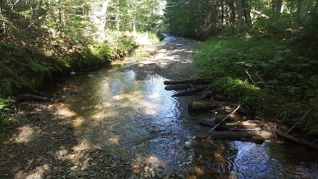 Sentier en direction de la montagne de marbre