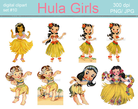 clipart hula girl - photo #50