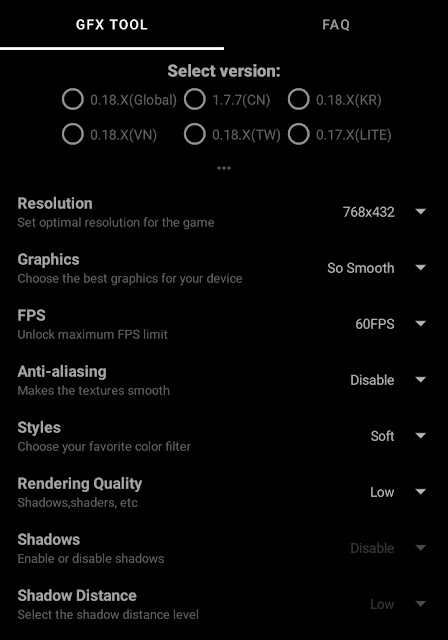 setting gfx tool pubg mobile samsung j6 lancar