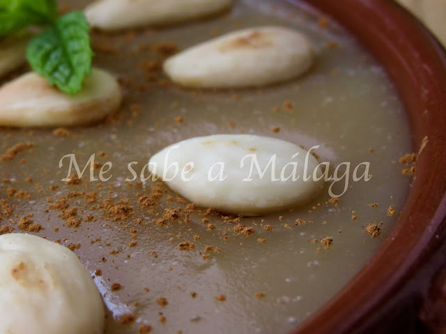 receta gachas de mosto Málaga