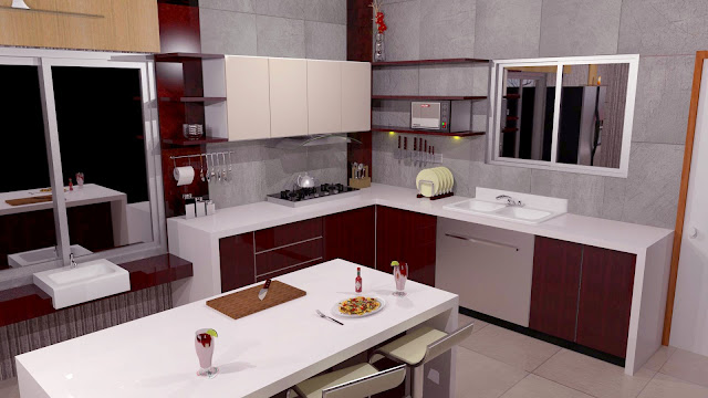 simple white modern kitchen designs