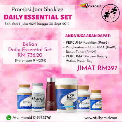 Promosi Shaklee Julai 2019