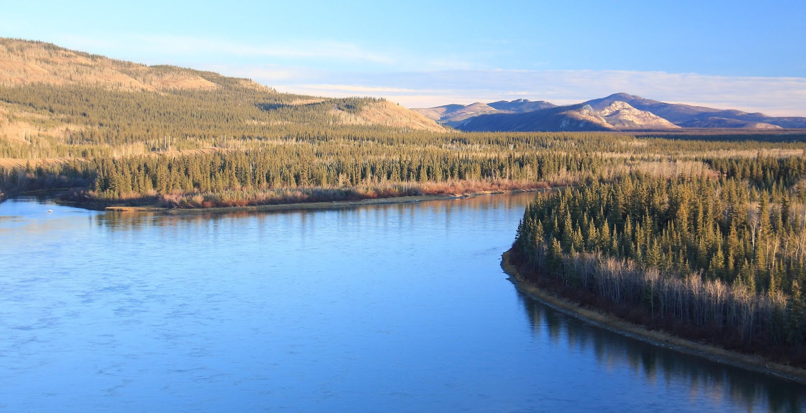 Carmacks Yukon Territory Climbing near Carmacks in the central Yukon