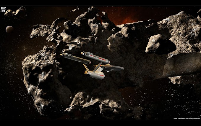USS Enterprise NCC-1701 Exploring Meteor